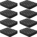 8 Pack Solid Rubber Auto Lift Pads, 6-1/3" x 4-3/4" x 1 | Anti-Skid Lift Block by Racewill