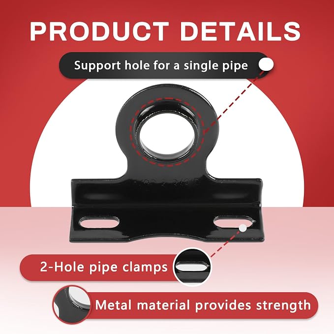 20 Piece EFIELD 1/2" Copper or 3/8" IP Metal Made Pipe Stay Hanger | - Image 4