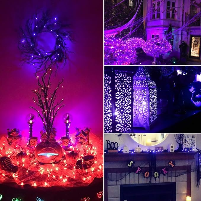 Brightown 24 Pack Fairy Lights Battery Operated, Halloween String Lights - Image 2