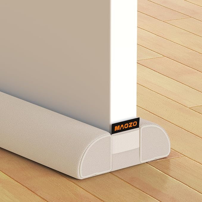 MAGZO Under Door Draft Stopper, 36 Inch Adjustable Door Gap Filler, Dust & by MAGZO