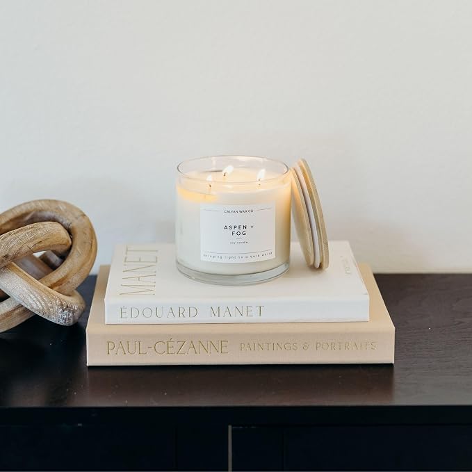 Aspen & Fog 3 Wick Scented Candle - Image 7