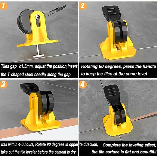 50Pcs Tile Leveling System Kit, Leveler Tile Tools, Tile Floor Leveling - Image 5