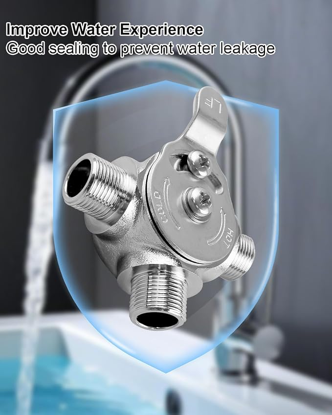 Thermostatic Mixing Valve Fit for 3/8" Compression Fittings | Hot Cold Water - Image 4