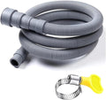 Flexible Washing Machine Drain Hose Grey Thickened Tube Corrugated Extension by Unknown