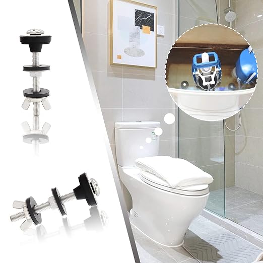 Universal Toilet Tank to Bowl Bolts Kit, Heavy Duty Toilet Bolts, Waterproof - Image 5