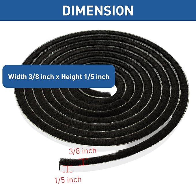 Self-Adhesive Soundproofing Weather Stripping - Image 6