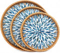 Round Rattan Serving Trays by ORDELITE