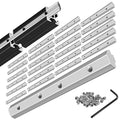24pcs 2020 Straight Connector Joint Plate Corner Bracket Silver | 2020 Hardware by SeekLiny