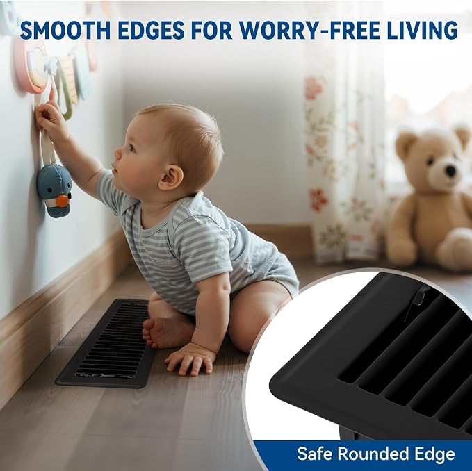 4" x 12" Floor Register Vent Covers 6-Pack - Image 4