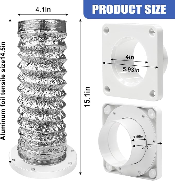 Magnetic Dryer Vent Coupling, Magnetic Dryer Vent Connector Kit - Image 2