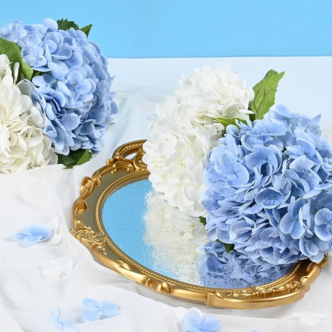4Pcs Real Touch Hydrangea Artificial Flowers - Image 6