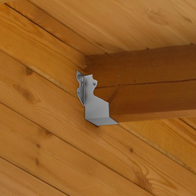50 Pcs LU24 2X4 Joist Hanger Tie Brackets 18 Gauge Galvanizing Face Mount Joist - Image 2