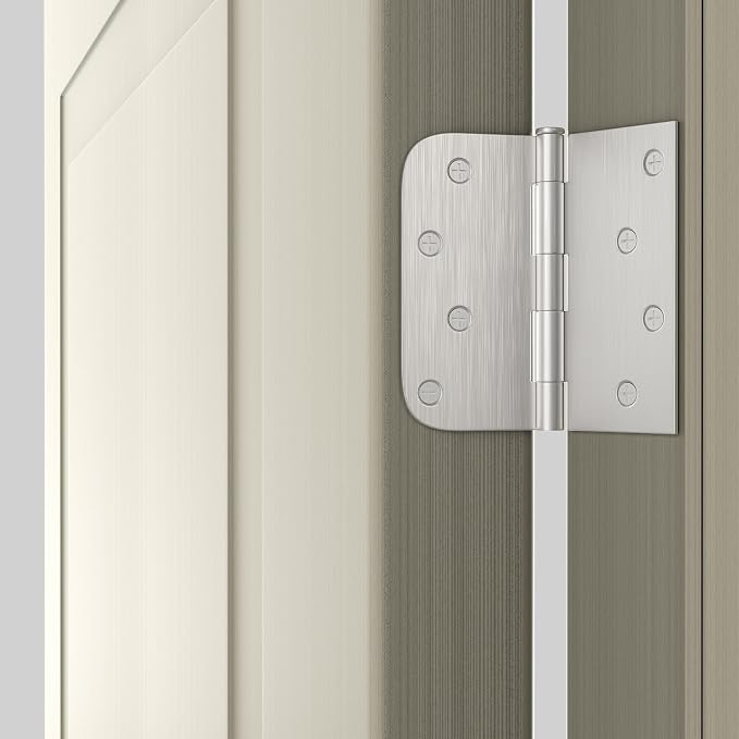 12 Pack goldenwarm Door Hinges Satin Nickel 4inch Interior Door Hinges - Image 7