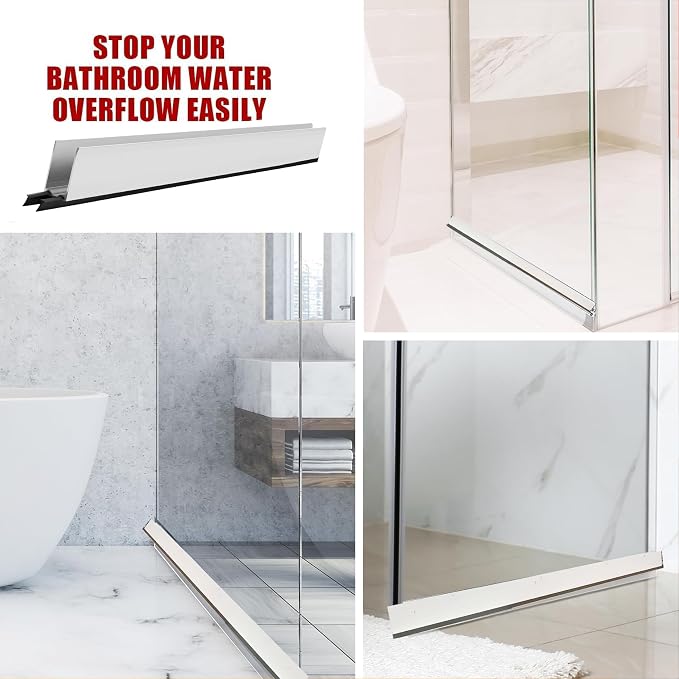 1" x 35.5" White Aluminum Storm Door Sweep Replacement Weatherproof Bottom Seal - Image 8