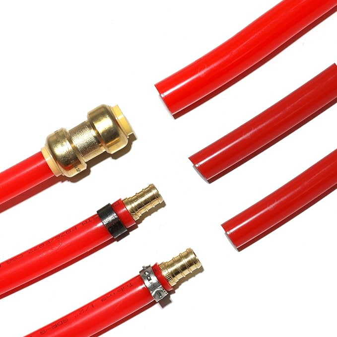 EFIELD 1/2 inch 2 x 300 ft Pex-b Pipe, 600 ft Length Blue & Red | NSF Certified - Image 5