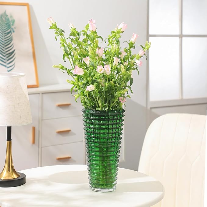 MCMCNCUIU Large Crystal Vase for Flowers, Large Glass Vases, Modern Decorative - Image 5