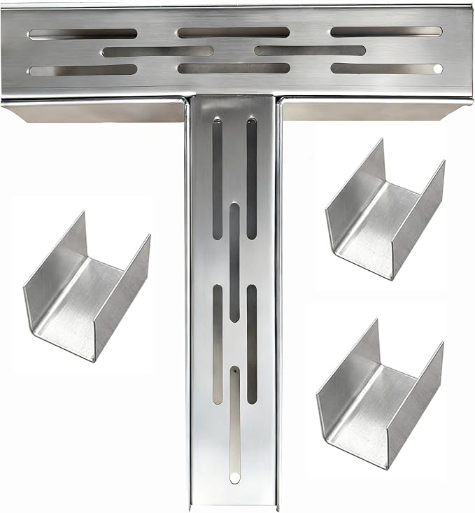 304 Stainless Steel Trench Drain Kit, Narrow Channel Drain by SUIGDRR