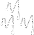 Mudder 3/6 Pcs Stainless Steel Toilet Flapper Chain Replacement, flusher valve by Mudder