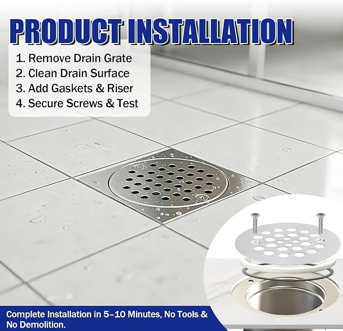 Drain Height Extension Kit, Universal Fit - Image 6