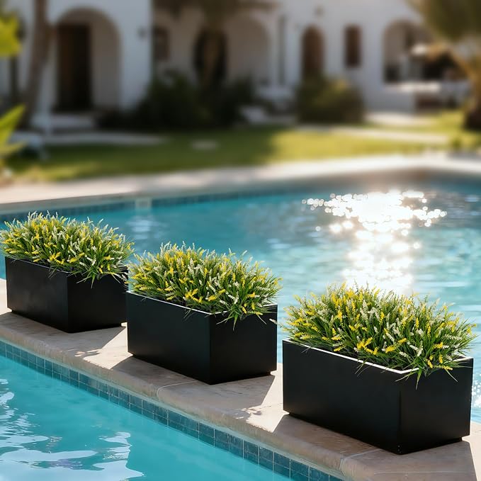 Ammyoo Artificial Faux Plants for Outdoor Spring Decoration, Fake Flowers - Image 5