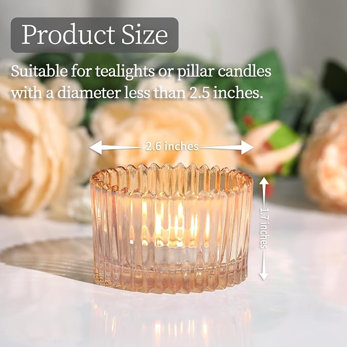 24 Pcs Large Tea Light Holders - Image 2
