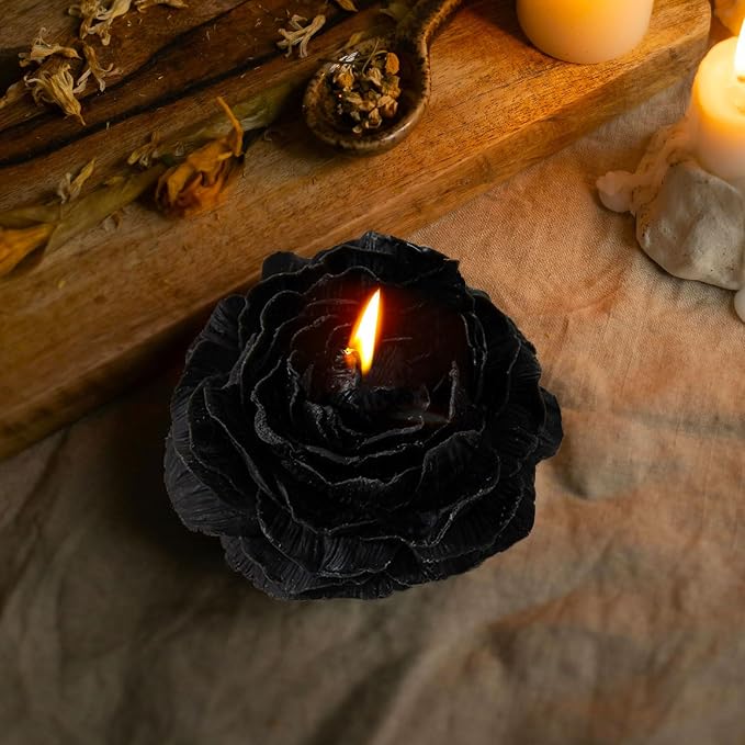 Peony Flower Shape Candle, Soy Wax Scented Decor - Image 6