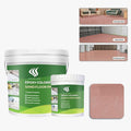 100% Solid Self-Leveling Epoxy Resin Floor Paint, Maple Leaf Red, 1 Gallon by SHENGWEI