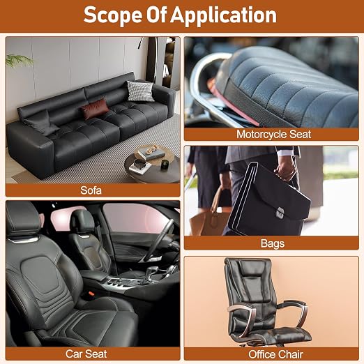 Leather Repair Patch 8x11 inch 2 Pcs, Self Adhesive Vinyl Repair Patch Kit - Image 7