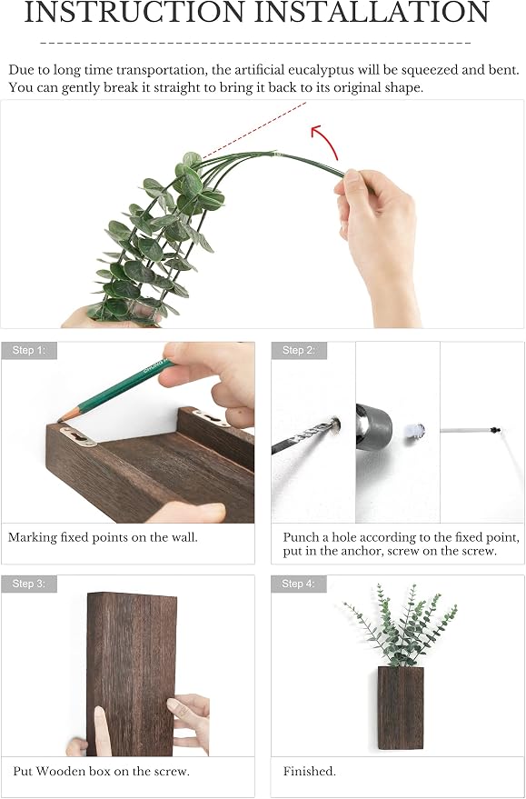 Dahey 2 PCS Wall Planter Vase - Image 7