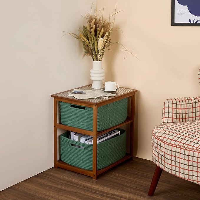 MiniArk Large Storage Baskets for Shelves, Baby Nursery, Toy Baskets Box - Image 8