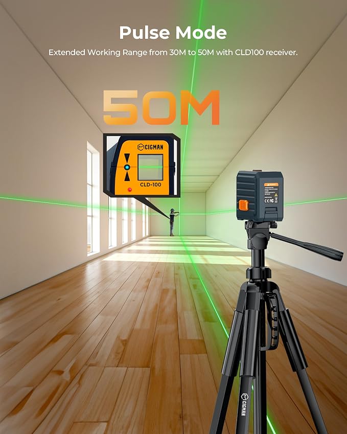 Self-Leveling Laser Level, 100ft Green Cross Line - Image 7