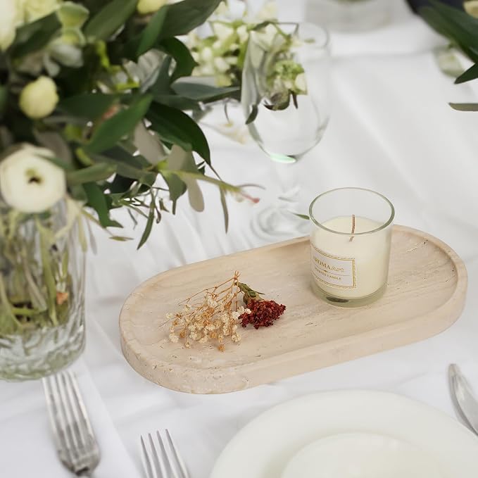 Italian Travertine Tray, Catchall Tray - Image 9