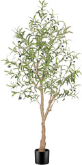 FEELEAD 5FT Artificial Olive Tree by Home