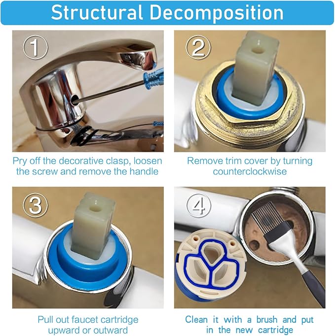 35mm Faucet Cartridge replacement, Ceramic Faucet Cartridge Replacement - Image 7
