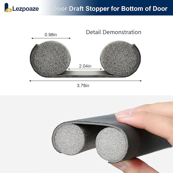 Door Draft Stopper for Bottom of Door - Image 4