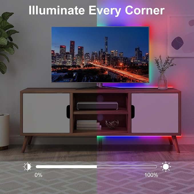 echosari LED Strip Lights Battery Operated, 10Ft 108 LED Dual Color Changing - Image 6