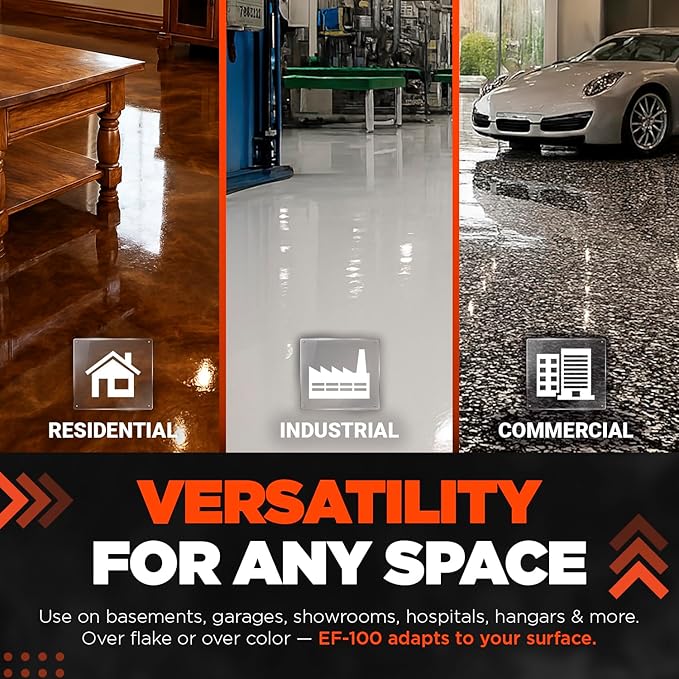 Everflow MPC Clear Epoxy Resin Floor Coating Kit, 3 Gallon | Garage floor epoxy - Image 4
