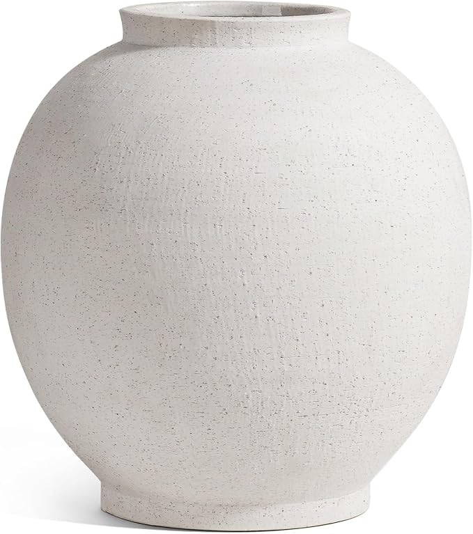 White Ceramic Vase - Image 6
