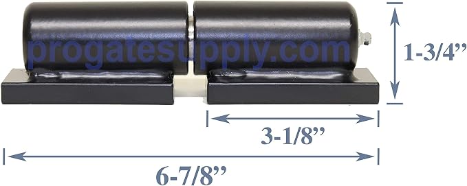 | GatorPro | 7" Steel Barrel Hinge | 4 Pack | Gates Heavy Duty Weld on Ball - Image 2