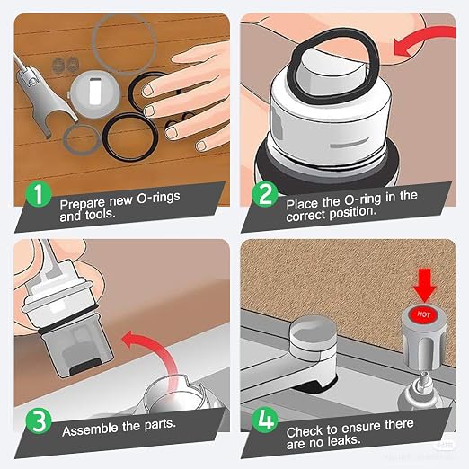 O Ring Assortment Kit 1100PCS, Nitrile Rubber, 18 Sizes, Versatile Sealing - Image 6