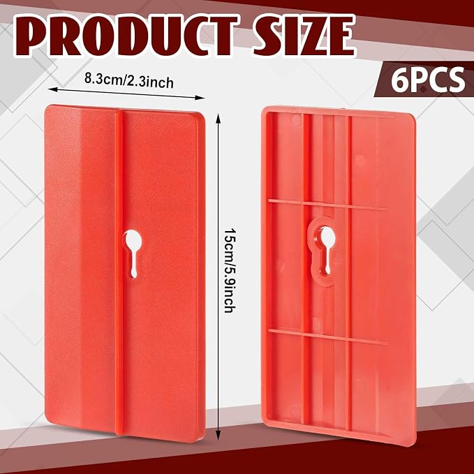 6 Pcs Drywall Fitting Tool Supports the Board in Place While Installing Drywall - Image 2