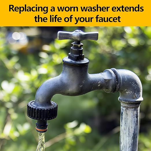114-Piece 12 Sizes Faucet Washers Assorted Kit - Image 6
