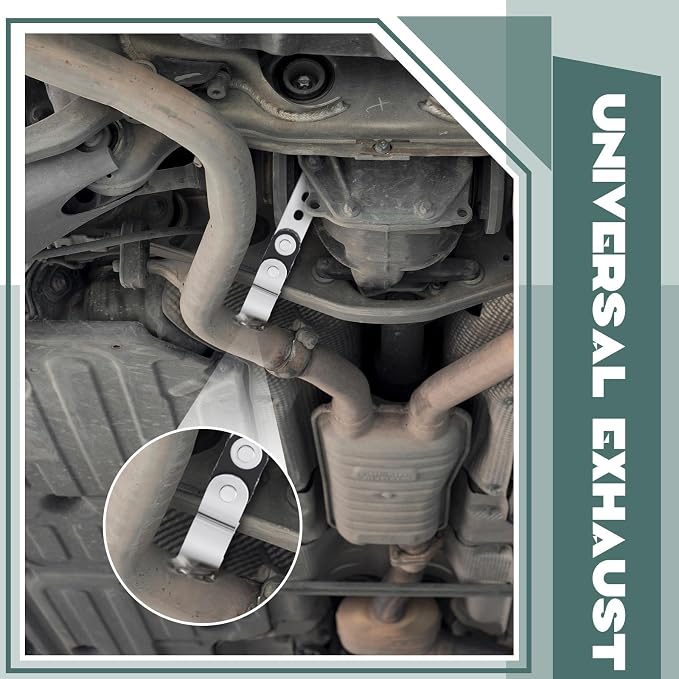 Geetery 4 Pcs Universal Exhaust Hangers Muffler Hanger, Open Style, Heavy Duty - Image 7