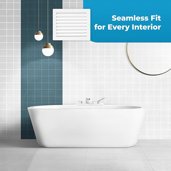 Rustproof 10 x 8 Inch Aluminum Vent Cover – Quiet Return Air Grille - Image 7