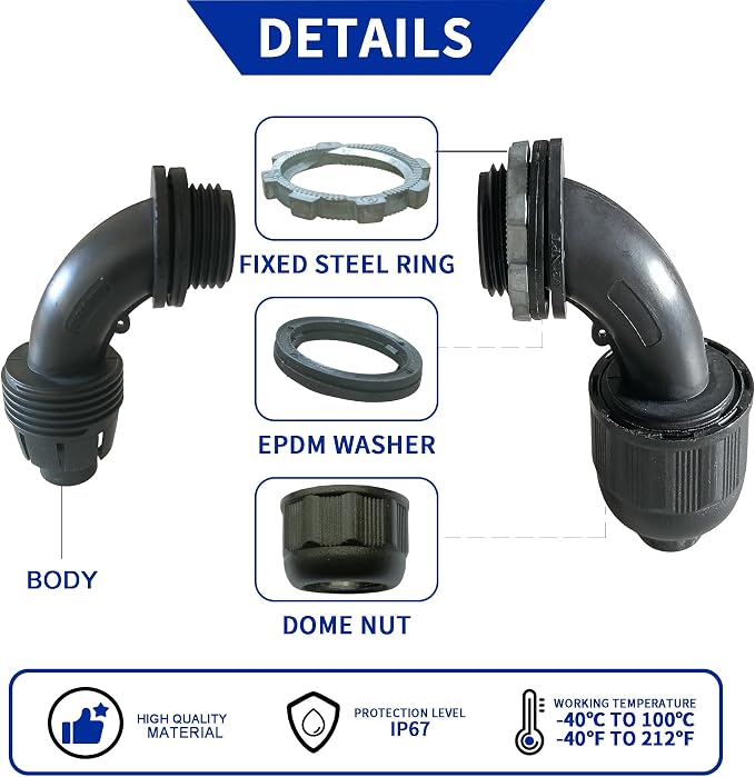 Yariwiz Black Special Extra Flexible Electrical Conduit Liquid Tight PVC - Image 8