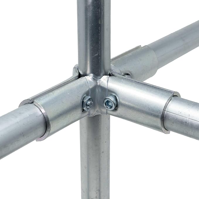 2 PCS 4-Way Structural Pipe Connector Fit - Image 2