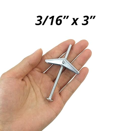 HASWARE Toggle Bolt Zinc Plated Steel and Wing Nut - Image 7