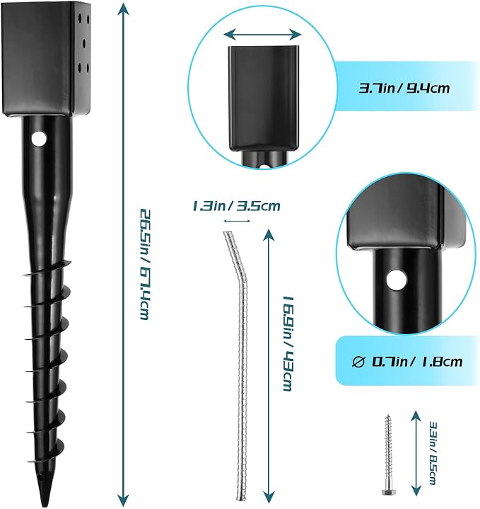 No Dig Ground Screw Anchor - Image 2