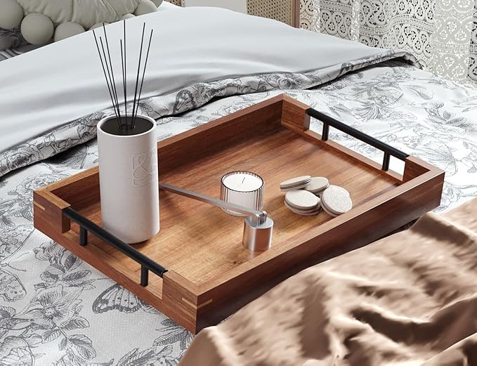 Fibogollo Acacia Wood Serving Tray - Image 2