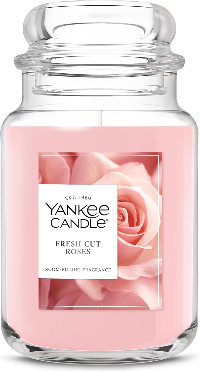 Yankee Candle Fresh Cut Roses Scented Candle, 22oz Large Jar by Unknown